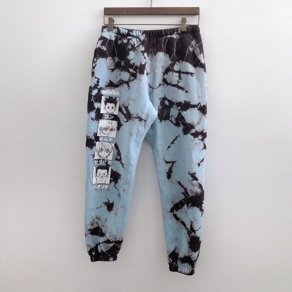 HYPLAND Hunter x Hunter Tie Dye Hxh Character Sweatpants Size Small‎
